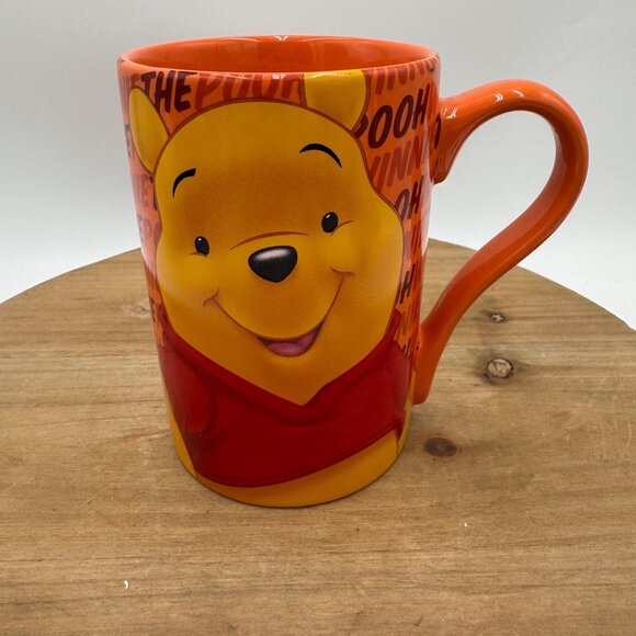 Winnie the Pooh Mug Large character “Pooh” orange yellow - Picture 1 of 7